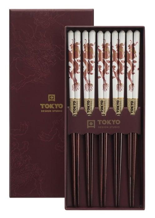 Tokyo Design Studio Chopstick Giftset - Sakura (5 Pairs), Buy Online, UK Delivery