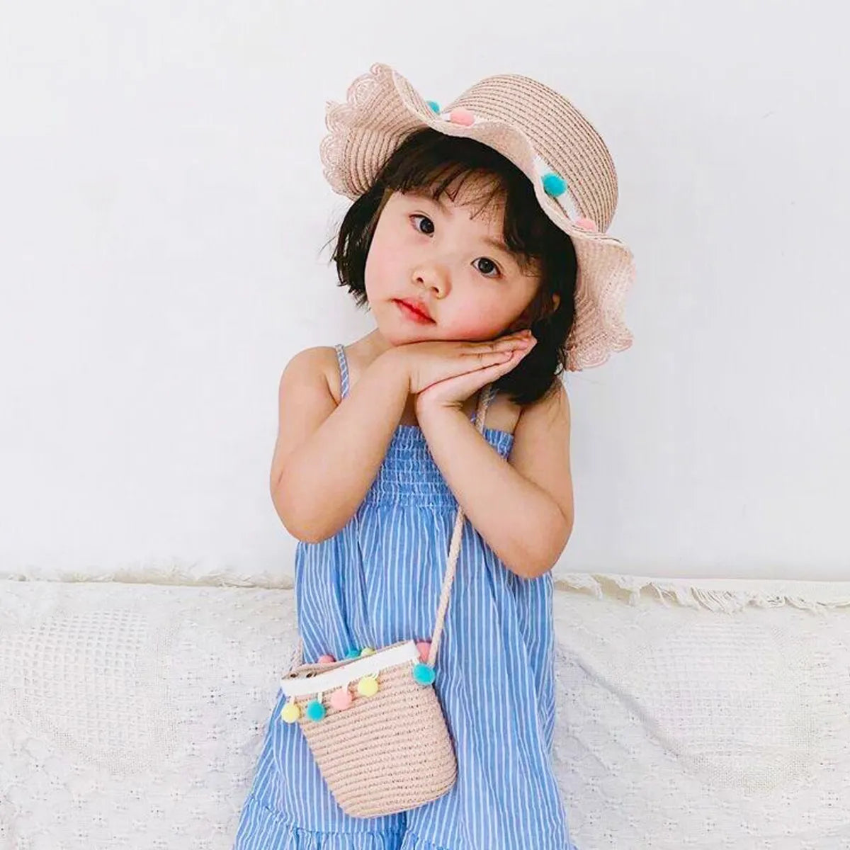 Sombrero Gorro De Diseños Variados Pompón - Niña – Importadora Eden