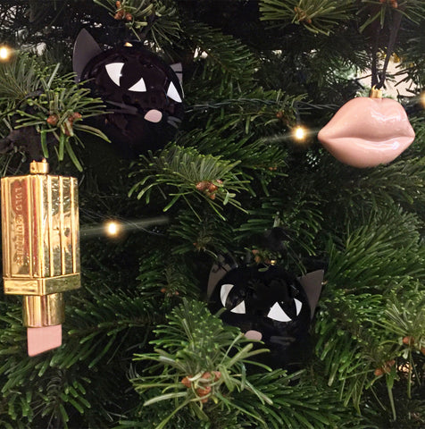 Black Kooky Cat bauble