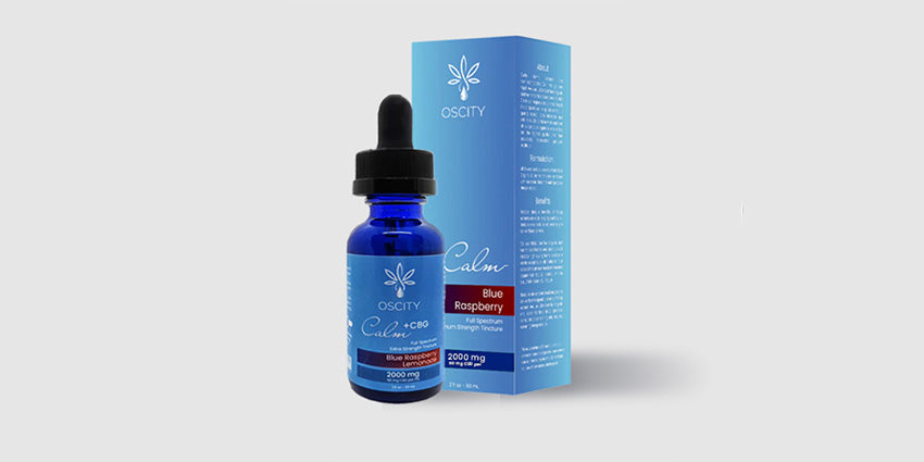 CBD+CBG Calm Tincture and CBD oil for anxiety from Oscity Labs. Buy CBD oil and CBG gummies online.