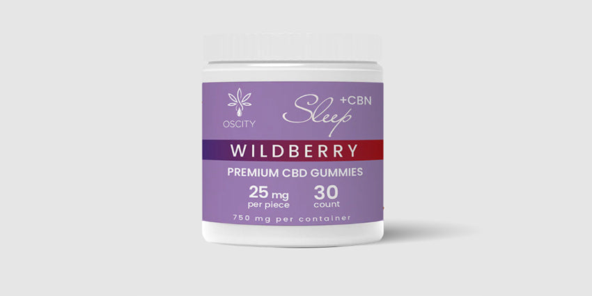 CBD+CBN Sleep Gummies - Wildberry