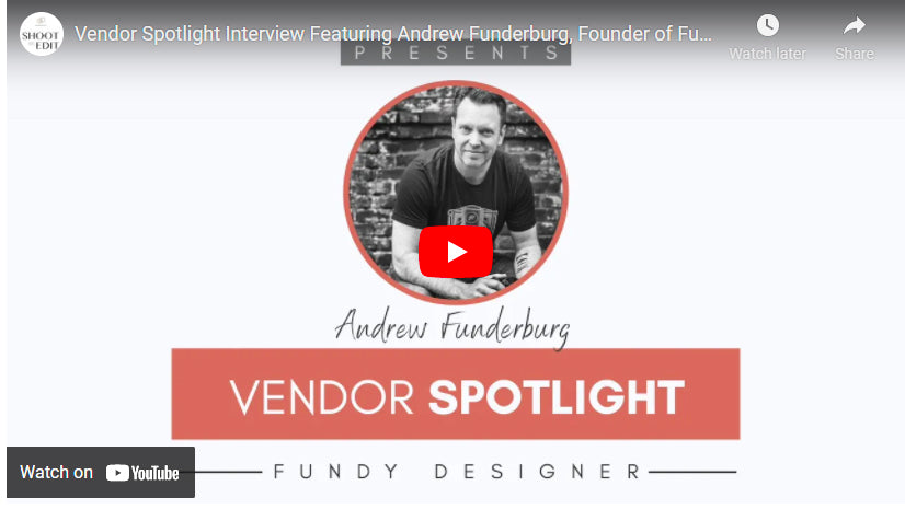 Andrew Funderburg Vendor Spotlight Fundy Designer YouTube Video Screenshot 