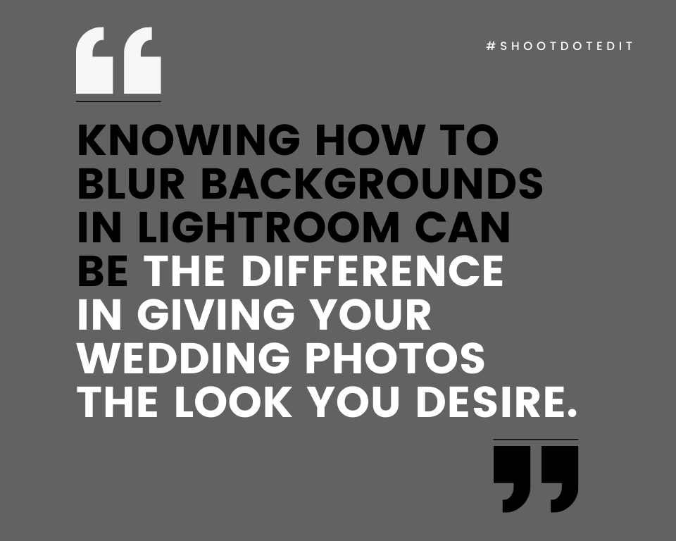 How To Blur The Background In Lightroom – ShootDotEdit