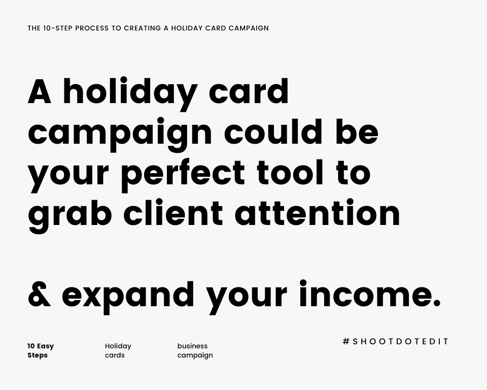 infographic holiday card