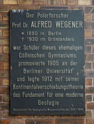 Placa memorial a Alfred Wegener