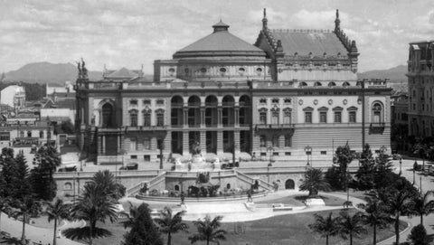 Semana de 22 - Teatro Municipal de Sao Paulo - imagem historica