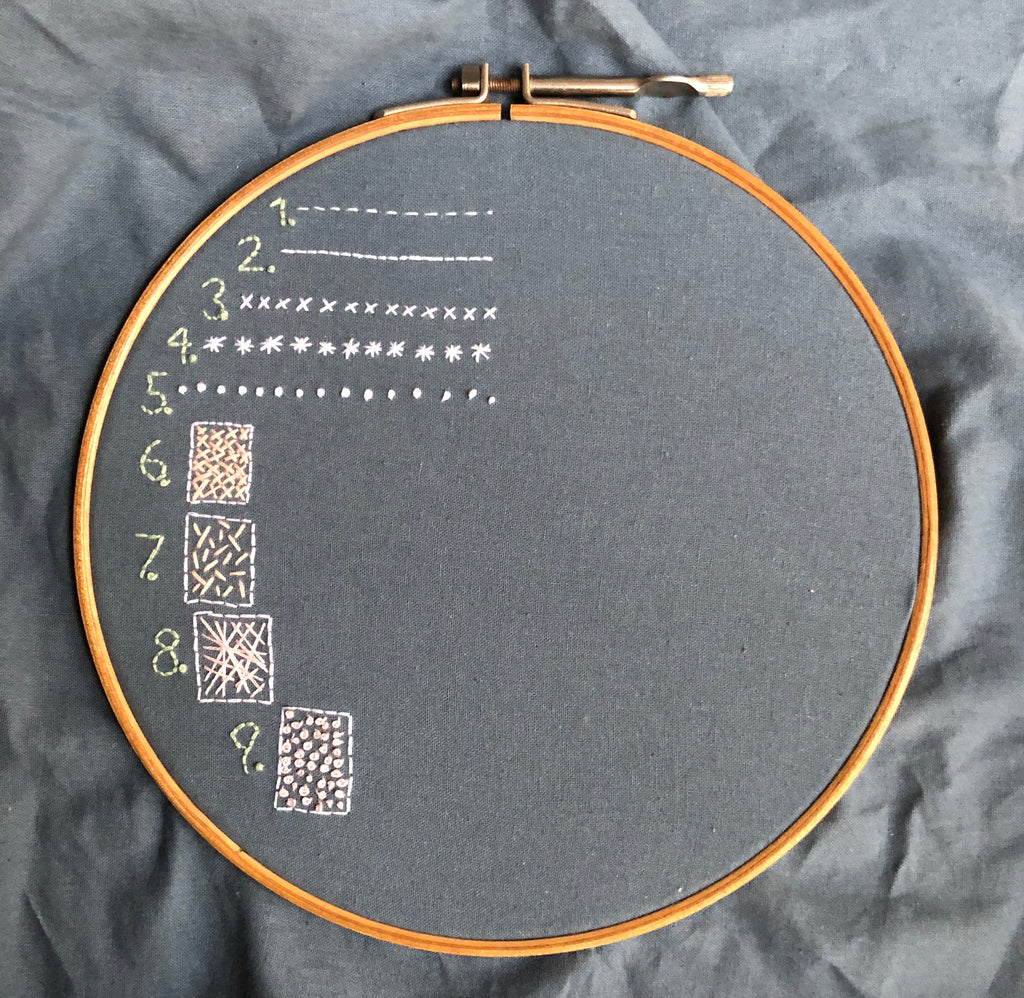 Embroidery techniques