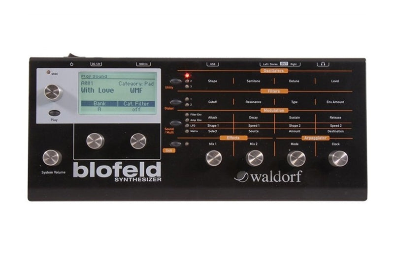 Waldorf Blofeld Desktop Synth - Black - The Midi Store