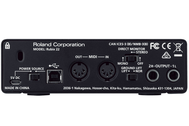 Roland Rubix22 USB Interface - The Midi Store