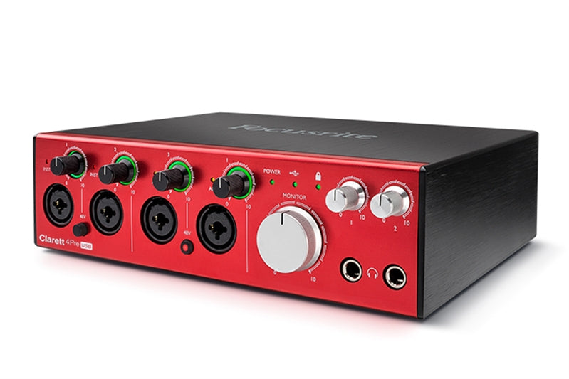 Focusrite Clarett 2Pre Thunderbolt Interface - The Midi Store