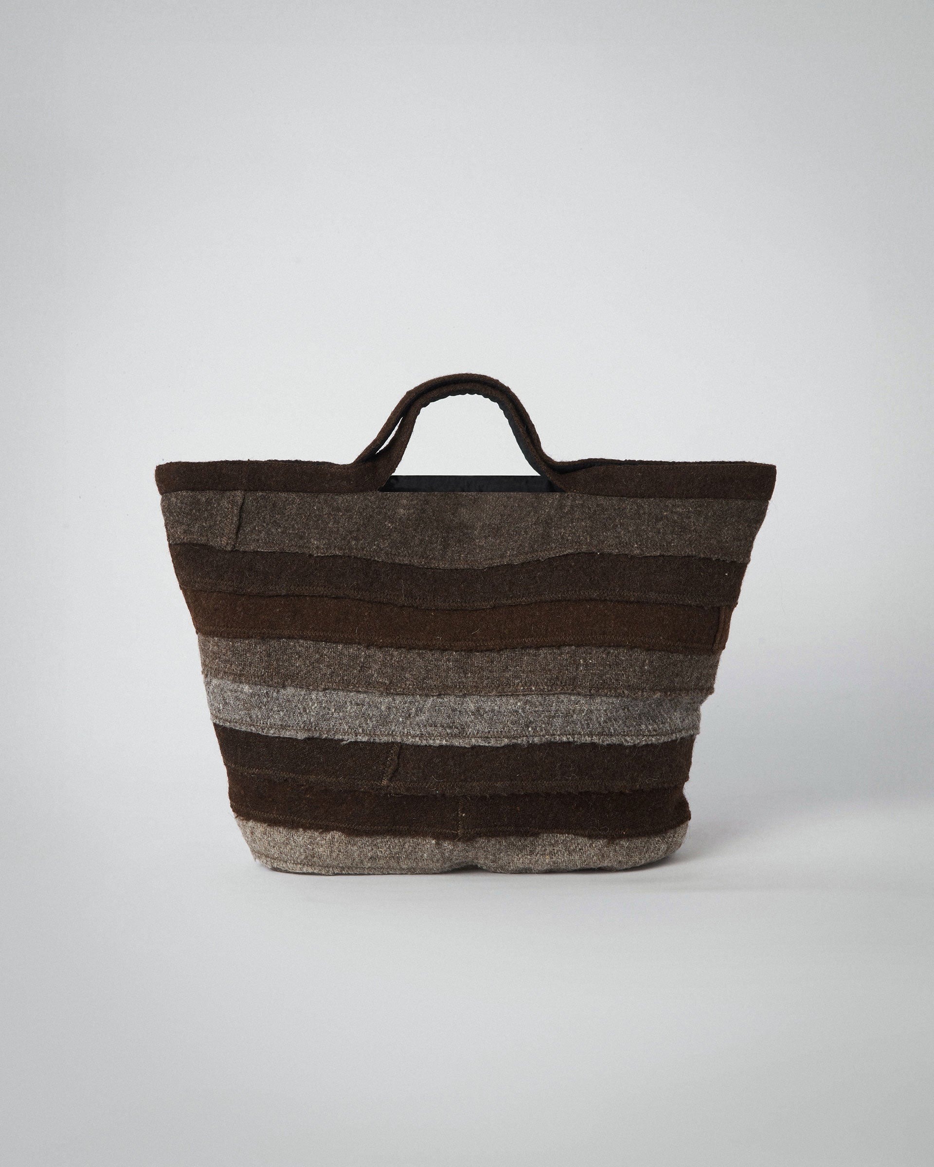Tote Bag - Topo - Brown Wool Stripes – Khadi and Co