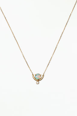 Nestled Opal and Diamond Necklace - Web Exclusive - WWAKE
