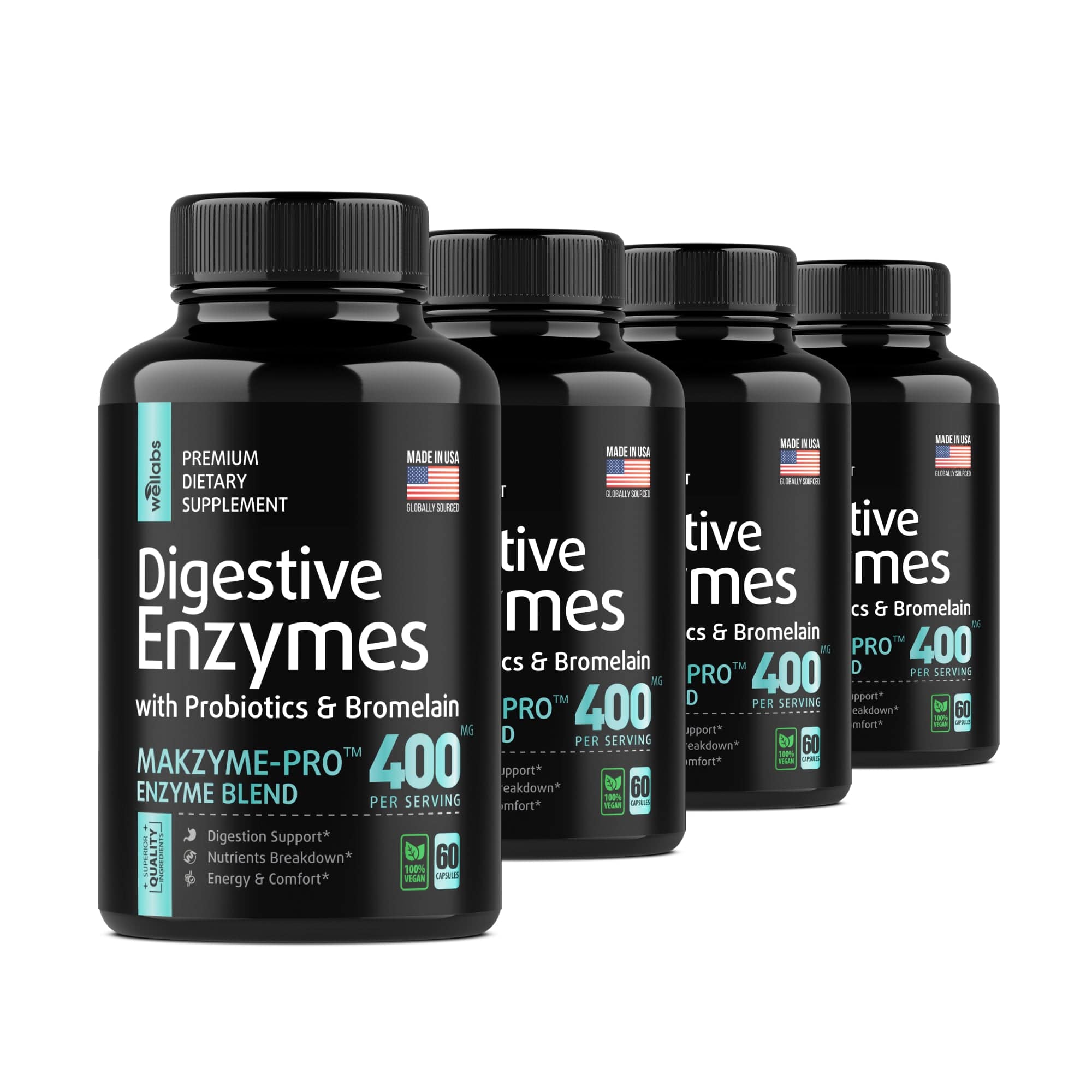 Digestive Enzyme Supplements With Probiotics Buy 3 Get 1 Free