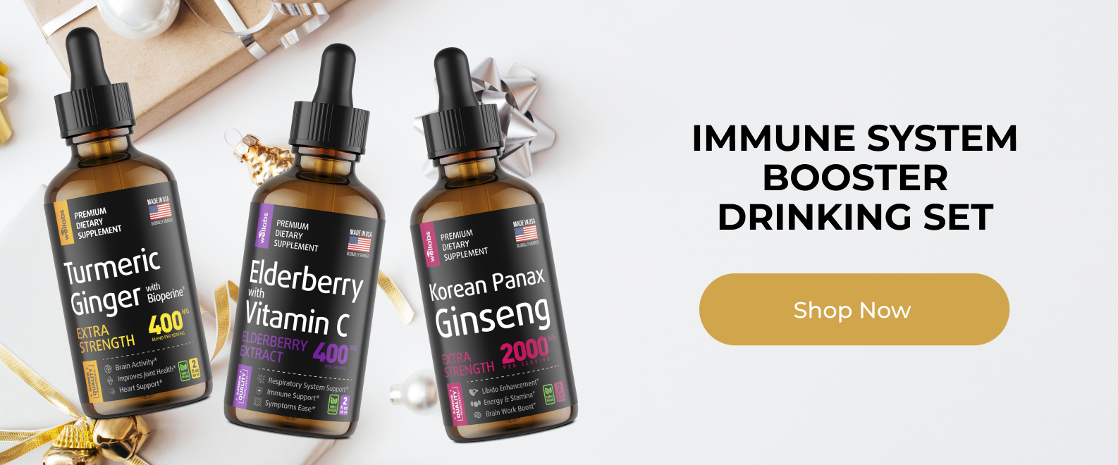 Immune System Booster Drinking Set