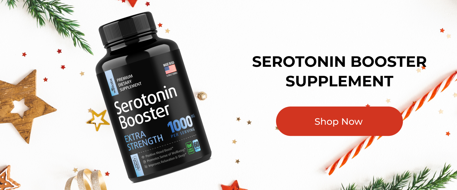 Suplemento potenciador de serotonina