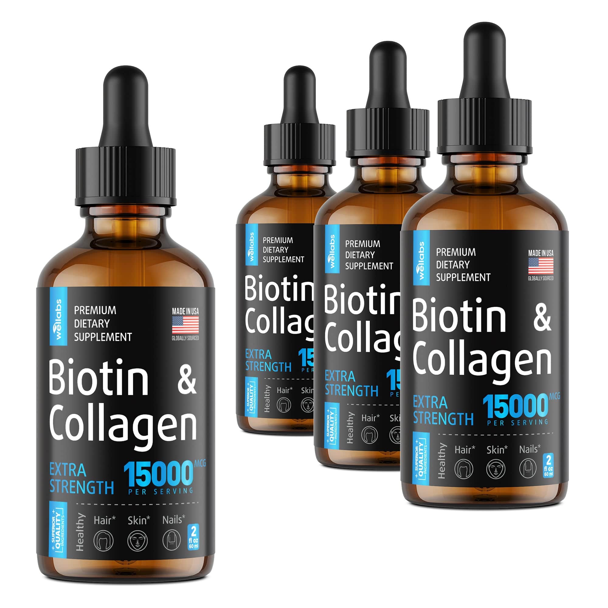 Biotin & Collagen Drops - Buy 3 Get 1 Free