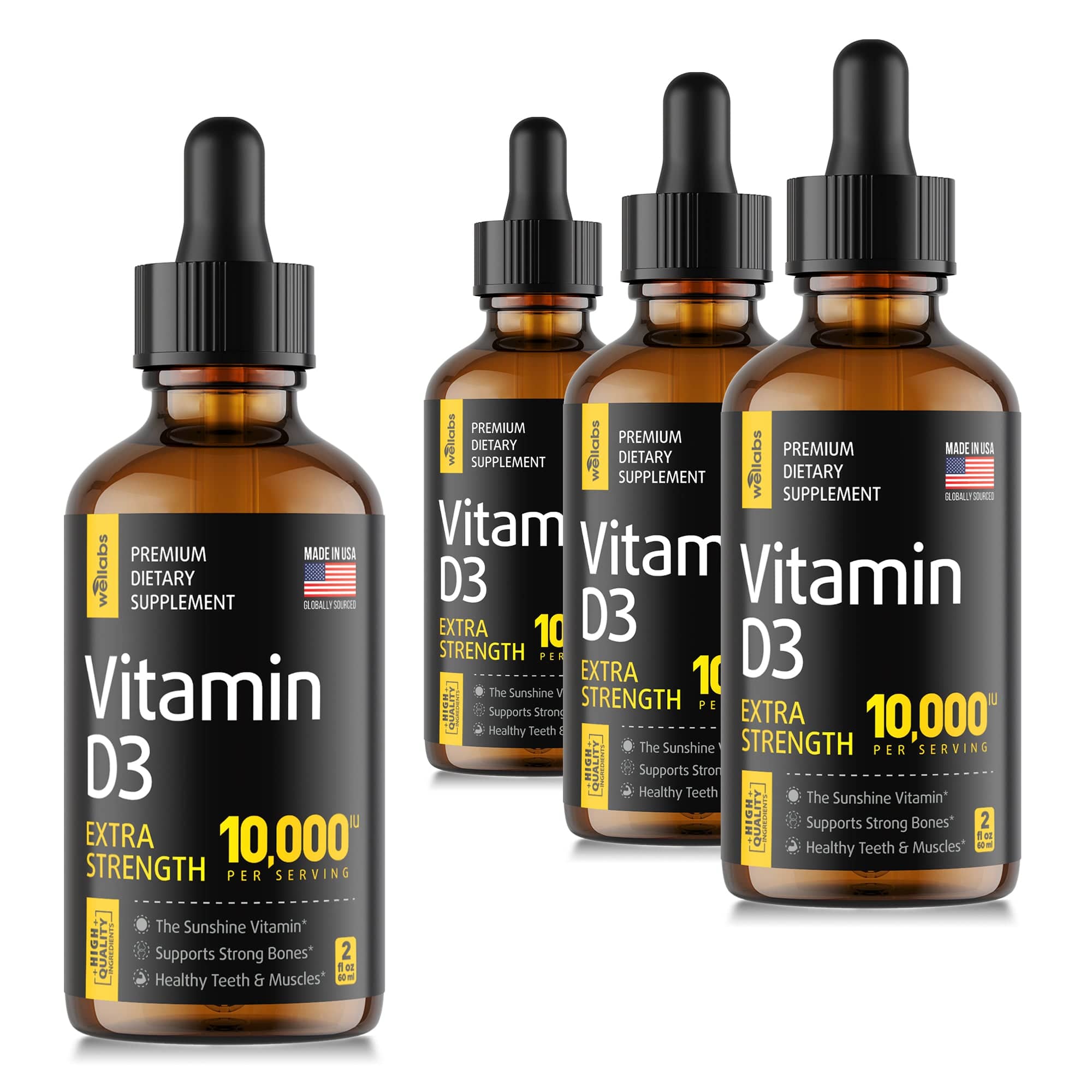 Vitamin D3 Drops - Buy 3 Get 1 Free