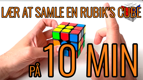 professorterning 3x3 løsning lær at samle en rubiks cube på 10 minutter