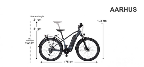 Rower elektryczny Hygge Aarhus 250W | Pedał i łańcuch