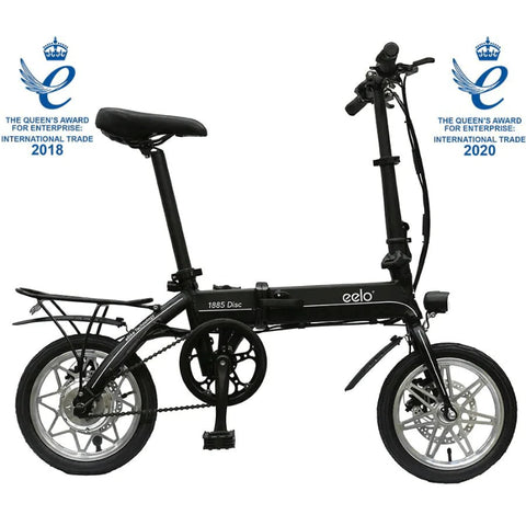 Eelo 1885 Disc Explorer Folding Electric Bike 250W | Pedal and Chain