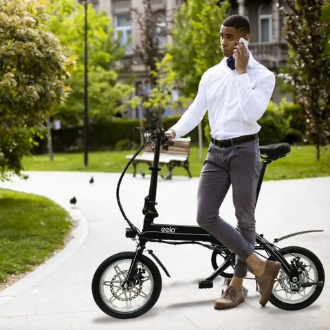 eelo 1885 Disc Explorer Folding Electric Bike 250W | Pedal and Chain