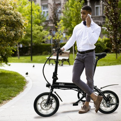EELO 1885 Disc Expoler Folding Electric Bike 250W | Pedal and Chain