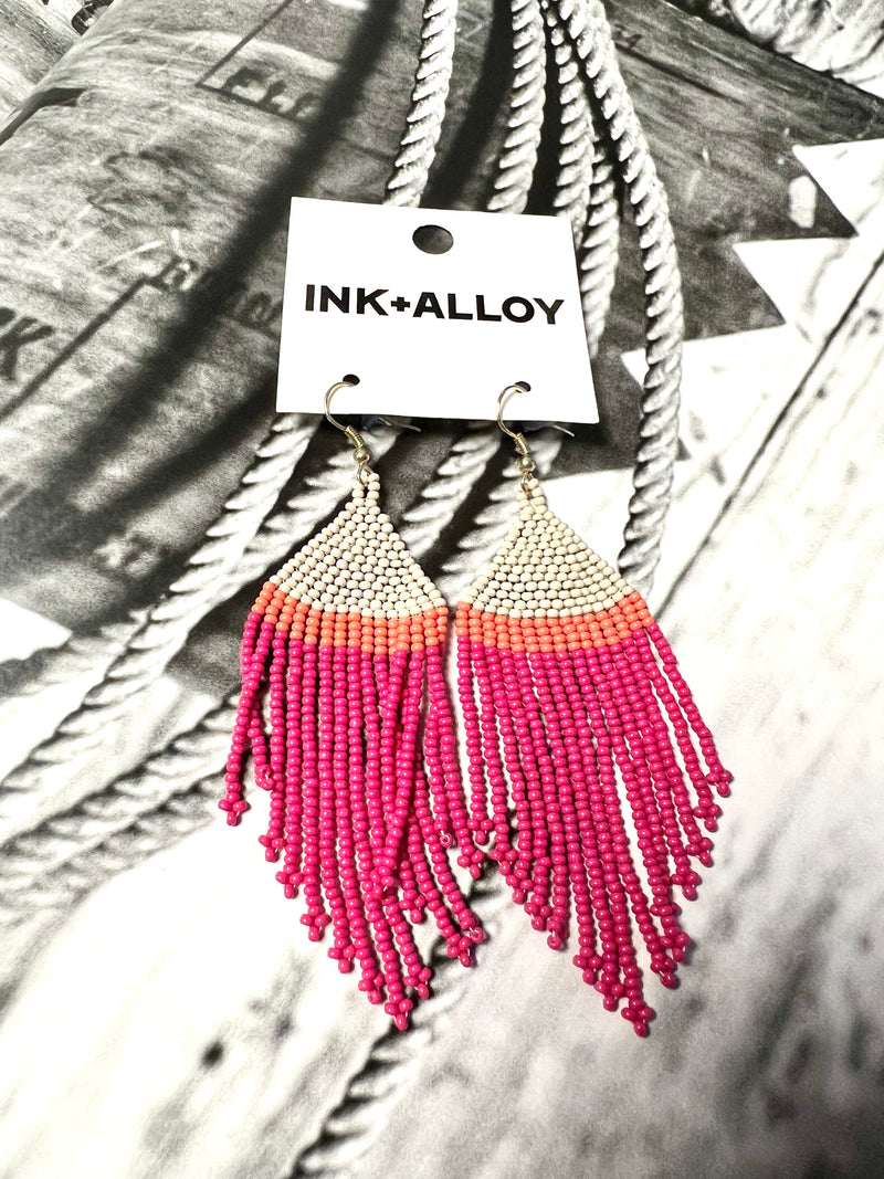 Ink + Alloy Erin Color Block Earrings