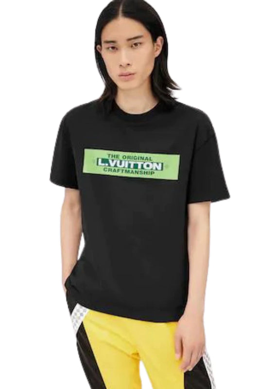 LOUIS VUITTON �~ NBA Multiple Logo T-Shirt Size M Black