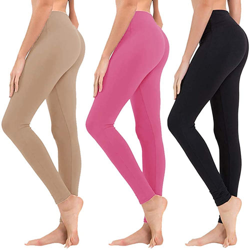 SYRINX 7 Pack High Waisted Black Leggings for Women - Soft Athletic Tu –  syrinxclothing.com