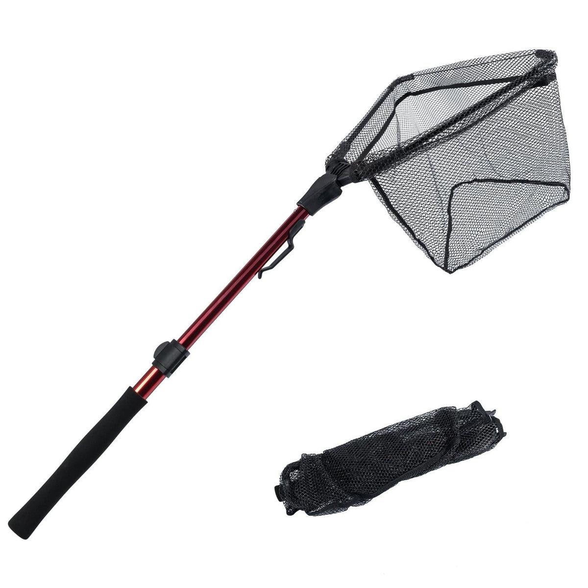 PLUSINNO FN9 Fish Landing Net avec poignée télescopique pliable