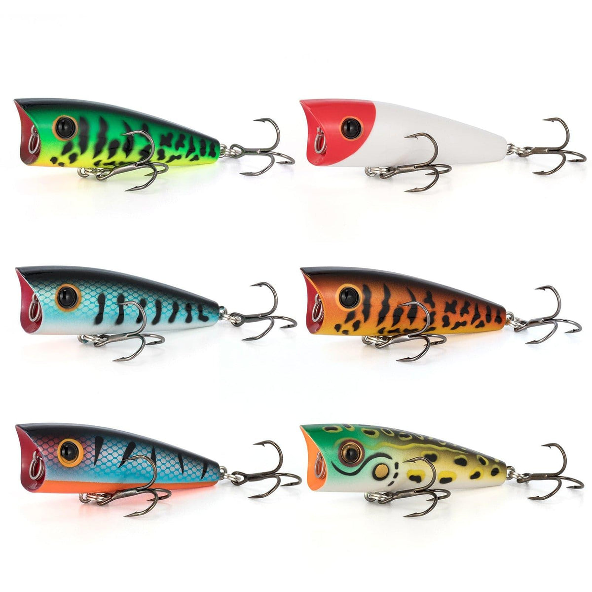 Dr.Fish 5pcs Topwater Popper Lures 3.3 1.69oz – Dr.Fish Tackles