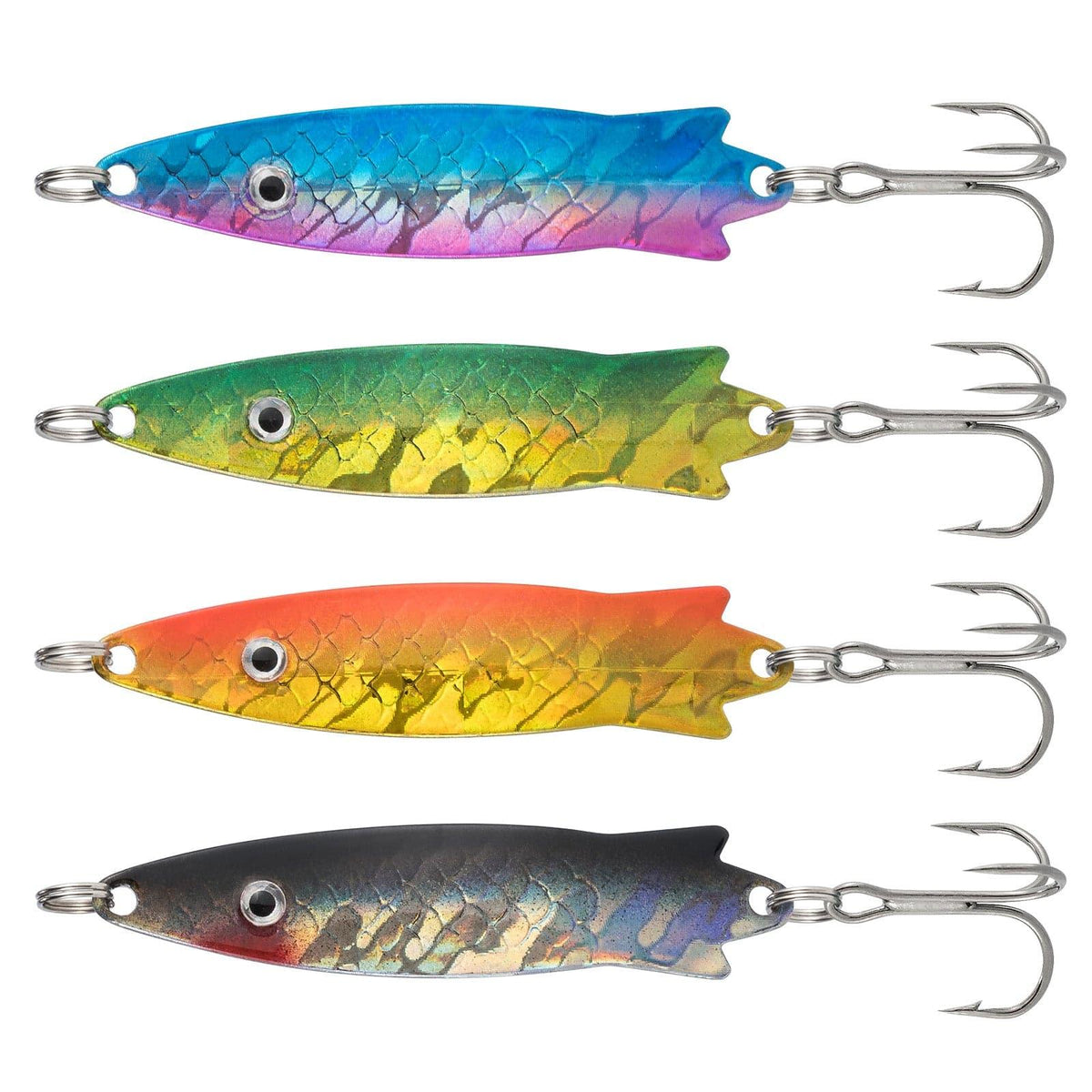 Dr.Fish 4pcs Spoons Lures with #4 Hook 3.34 0.38oz – Dr.Fish Tackles