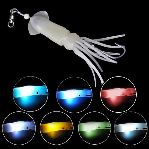Squid LED Fishing Lures