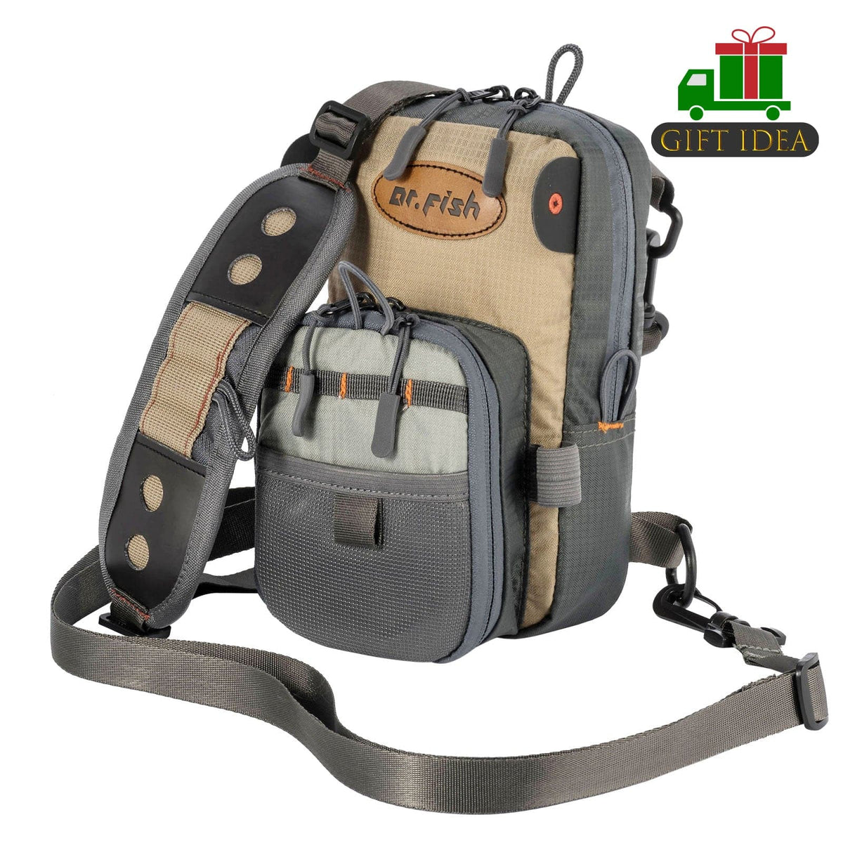 Eupheng Fishing Chest Pack Multifunctional Light Weight Fly Fishing Chest  Bag Excellent For Surf Fishing with Multi Pockets Fly Patch & Expendable  Working Station Fishing Chest Pack for River Lake Sea 