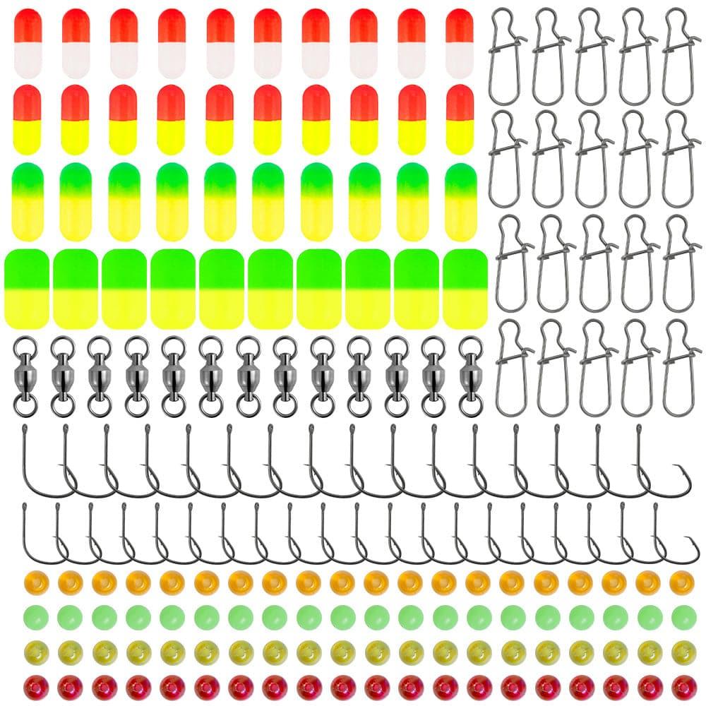 Surf Fishing Rig Saltwater Lure Making Kit, 139pcs Terminal Tackle