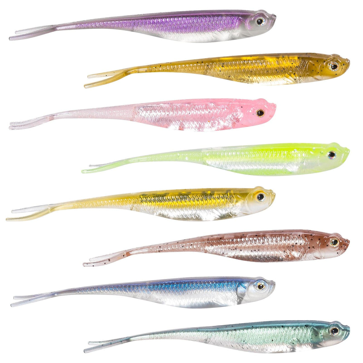Soft Plastic Bait Needle Tail Swimbait 3.15'' Freshwater Fishing Lure –  Dr.Fish Tackles