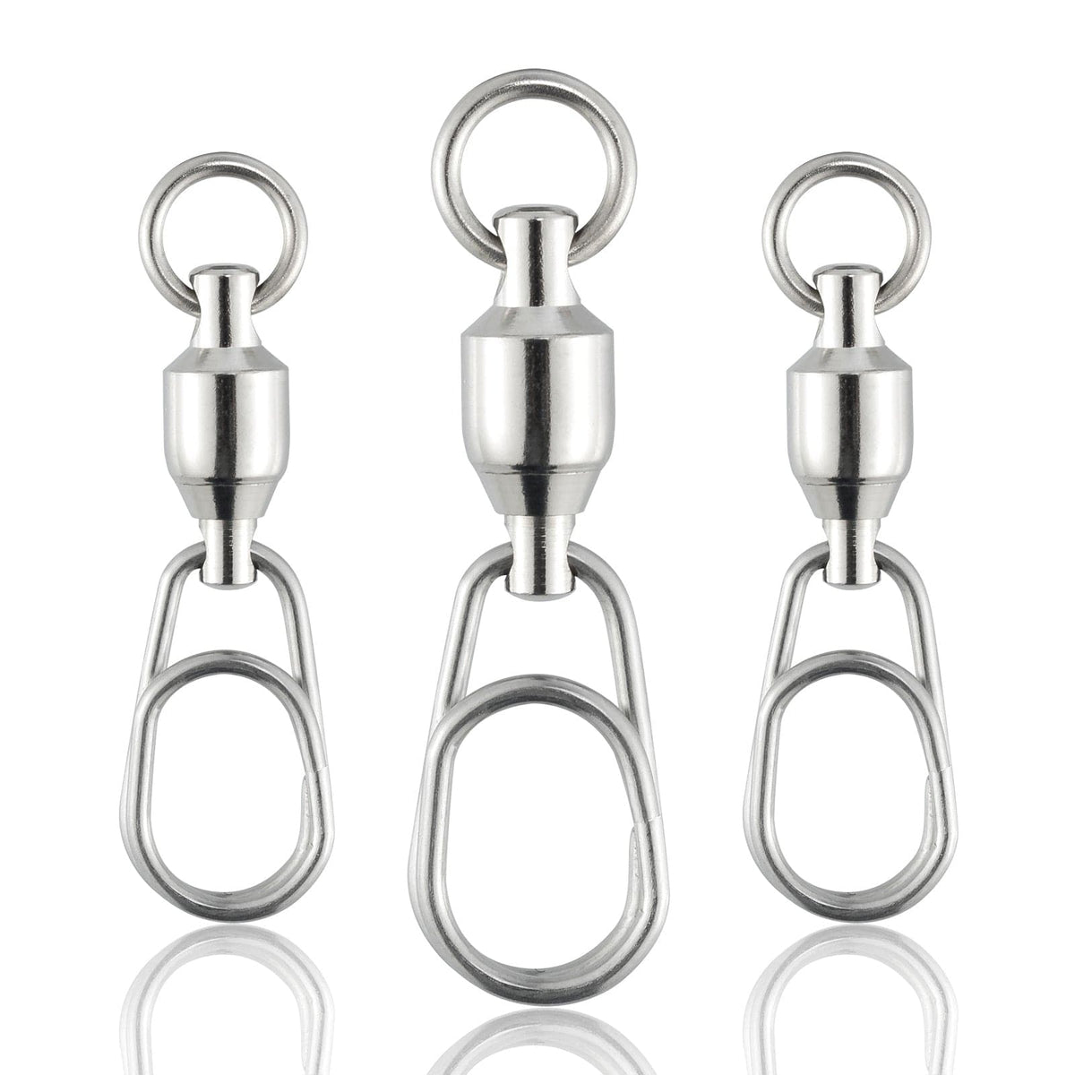 Dr.Fish Stainless Steel Ball Bearing Swivels with Coastlock Snap