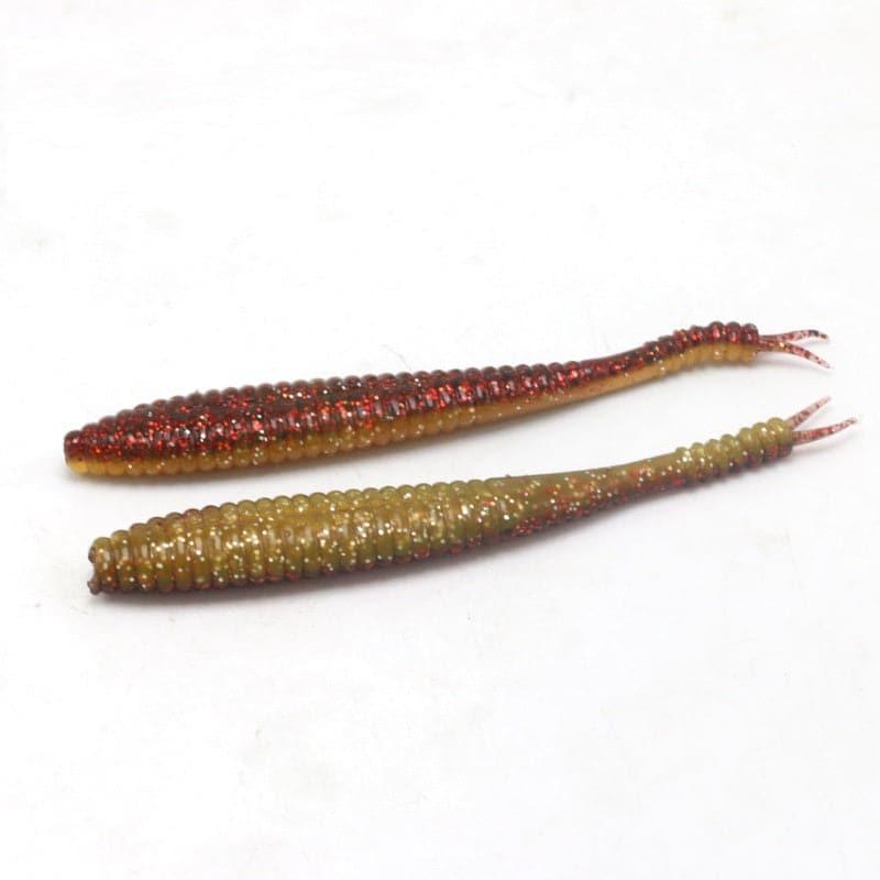 Soft Plastic Fishing Lure Twin Tail Worms 3.54'' Sinking/Floating Sale – Dr.Fish  Tackles