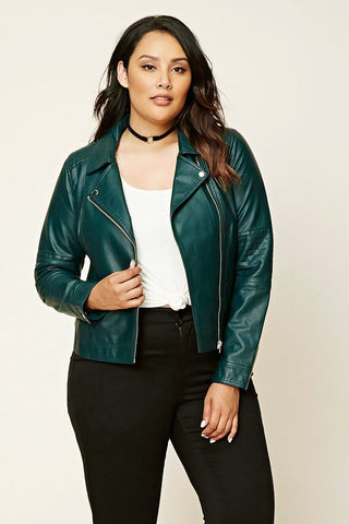 women's plus size leather jackets