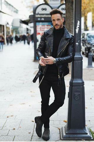 Melbourne Leather Jacket Men