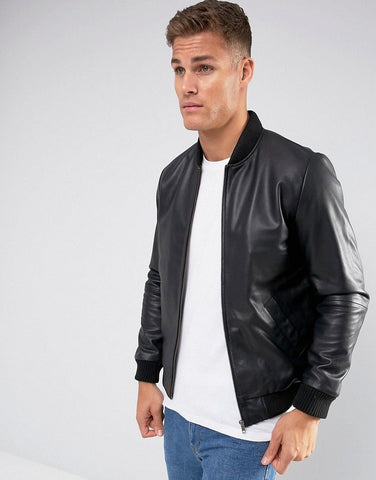 Bomber Leather Jacket