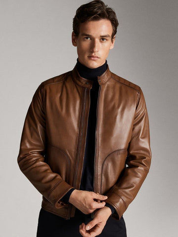 mens leather biker jackets australia
