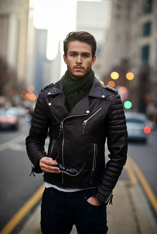 biker leather jacket