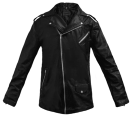 Men’s Black Leather Coat