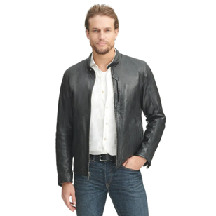 Biker leather jacket