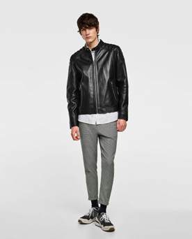 bomber leather jacket