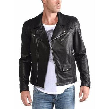 Leather jacket men