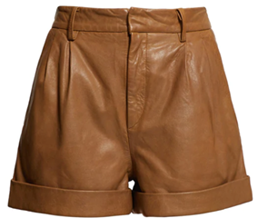 Leather Shorts Women