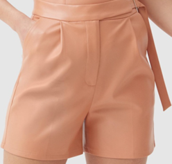 Leather Shorts Women