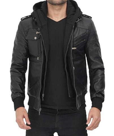 Leather jacket mens